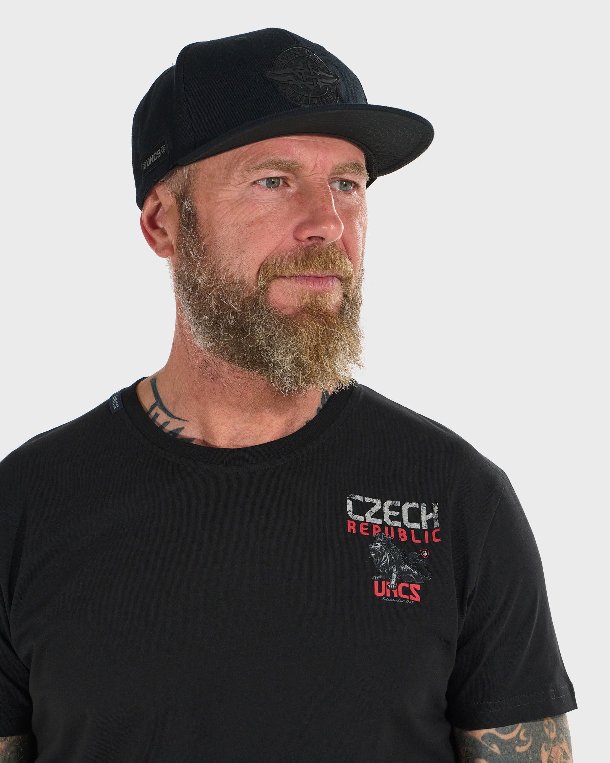 Pánske tričko CZECH REPUBLIC BLACK