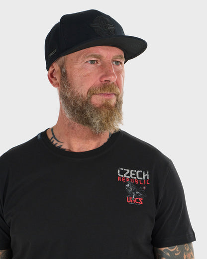 Pánske tričko CZECH REPUBLIC BLACK