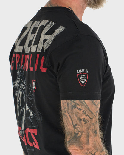 Pánske tričko CZECH REPUBLIC BLACK