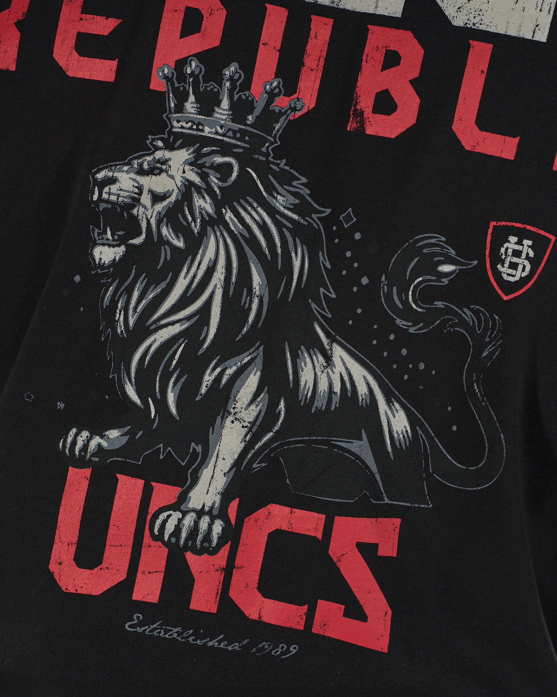 Pánske tričko CZECH REPUBLIC BLACK