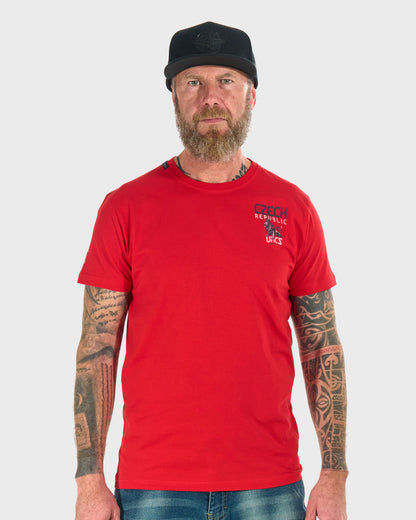 Pánske tričko CZECH REPUBLIC RED