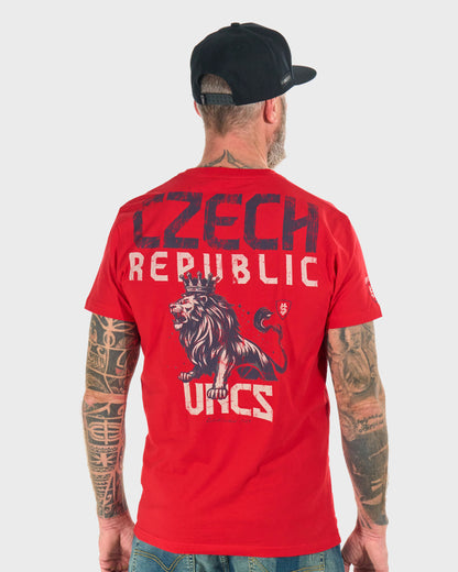 Pánske tričko CZECH REPUBLIC RED