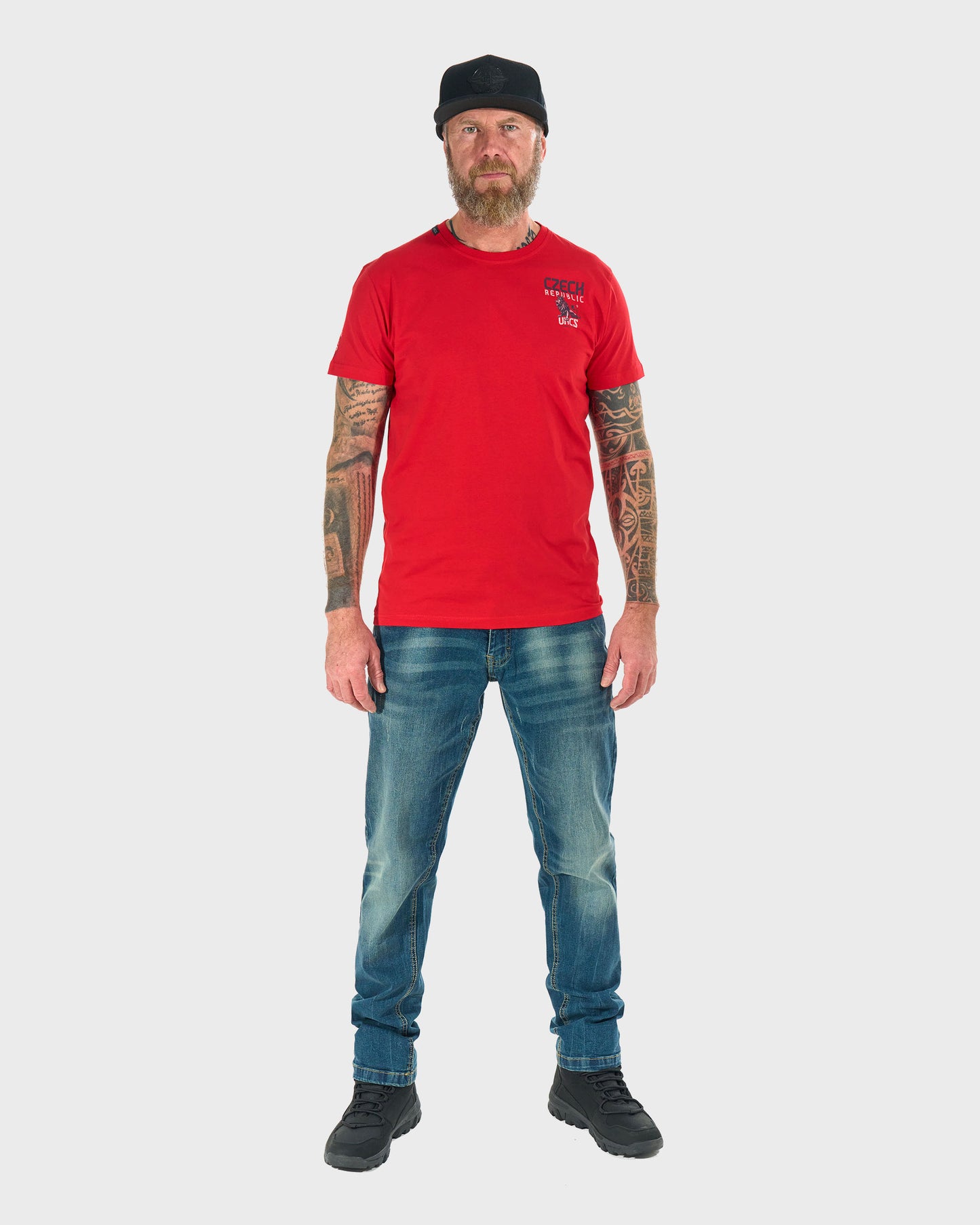 Pánske tričko CZECH REPUBLIC RED