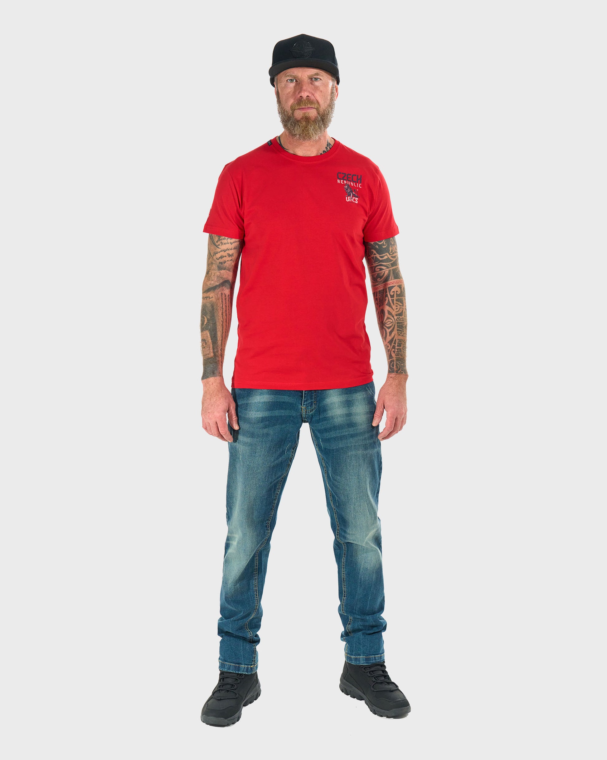 Pánske tričko CZECH REPUBLIC RED