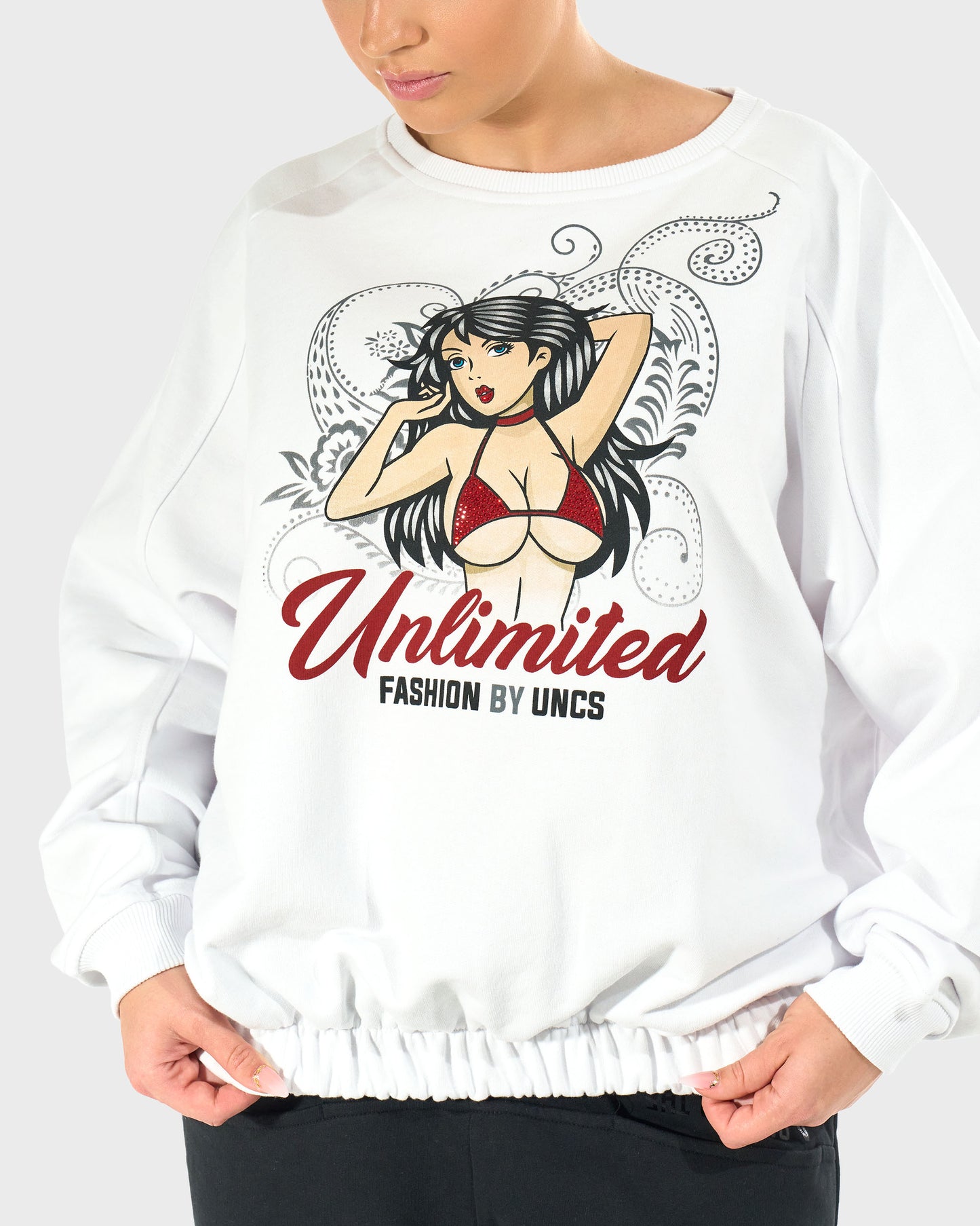 Dámska mikina RITA WHITE