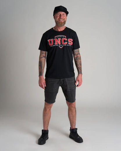 Pánske tričko UNCS TEAM BLACK/RED