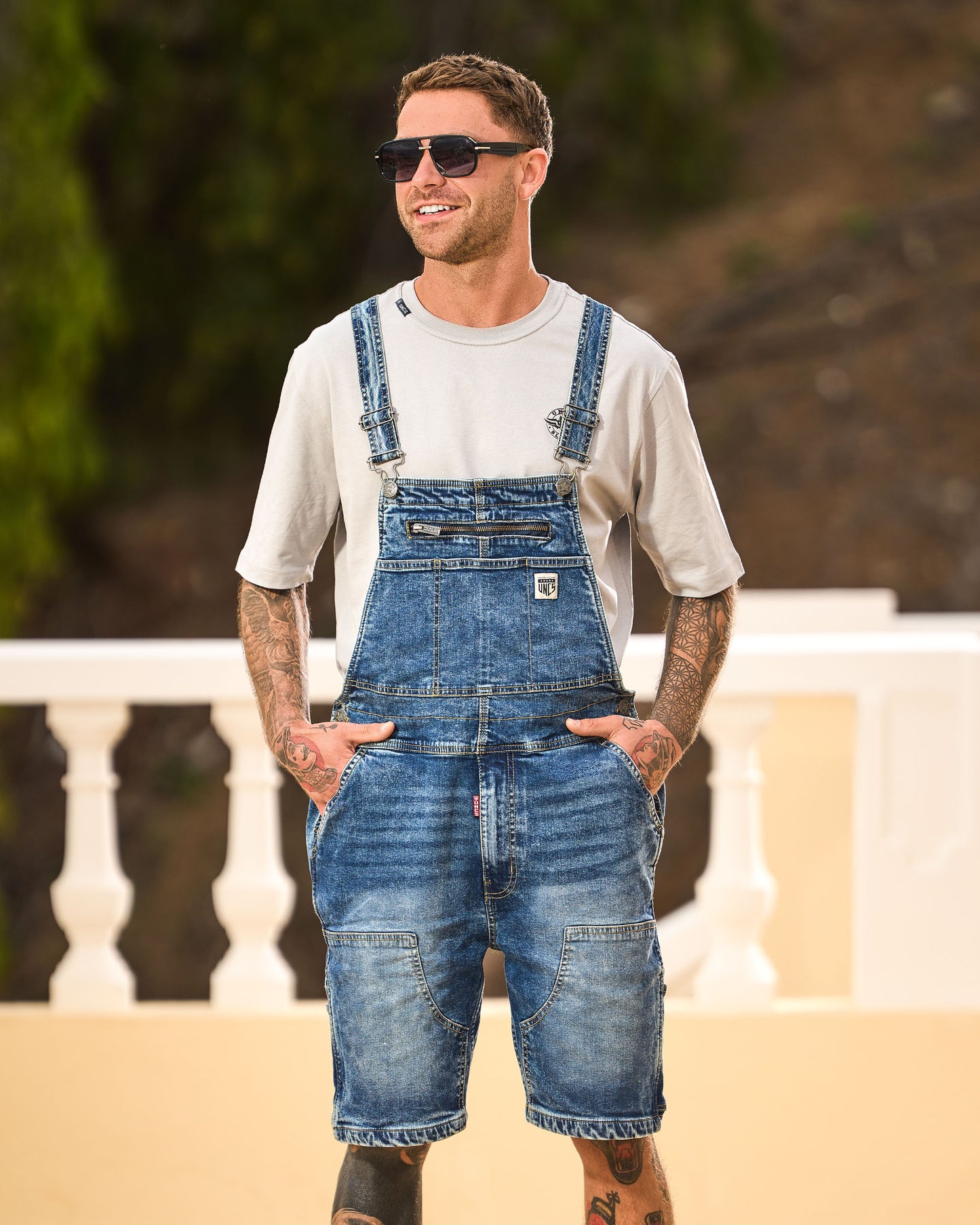 Pánske kraťasy WORKER BLUE