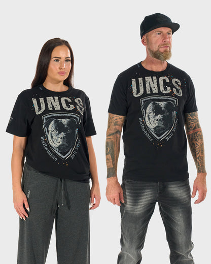 Unisex tričko STAFFORDSHIRE BULL BLACK