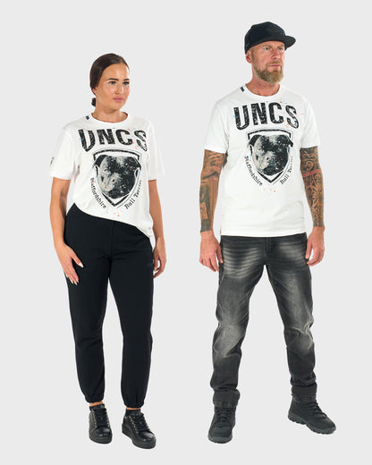Unisex tričko STAFFORDSHIRE BULL WHITE