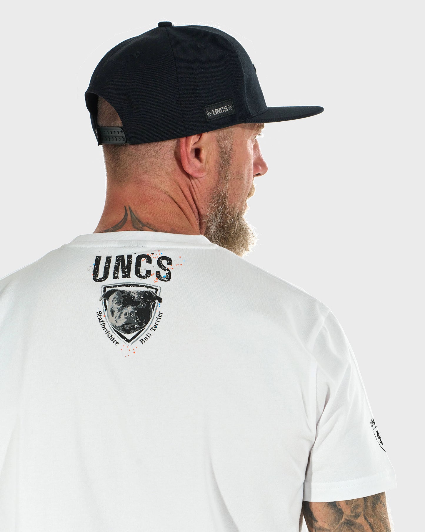 Unisex tričko STAFFORDSHIRE BULL WHITE