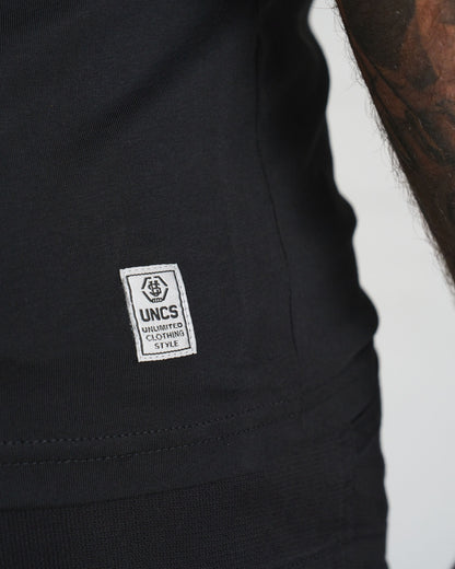 Pánske tričko UNLIMITED V BLACK/BLACK