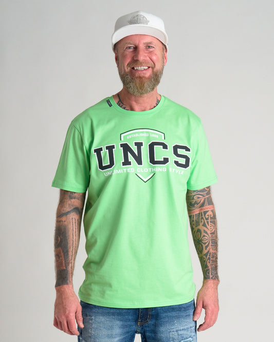 Pánske tričko UNCS TEAM II GREEN NEON