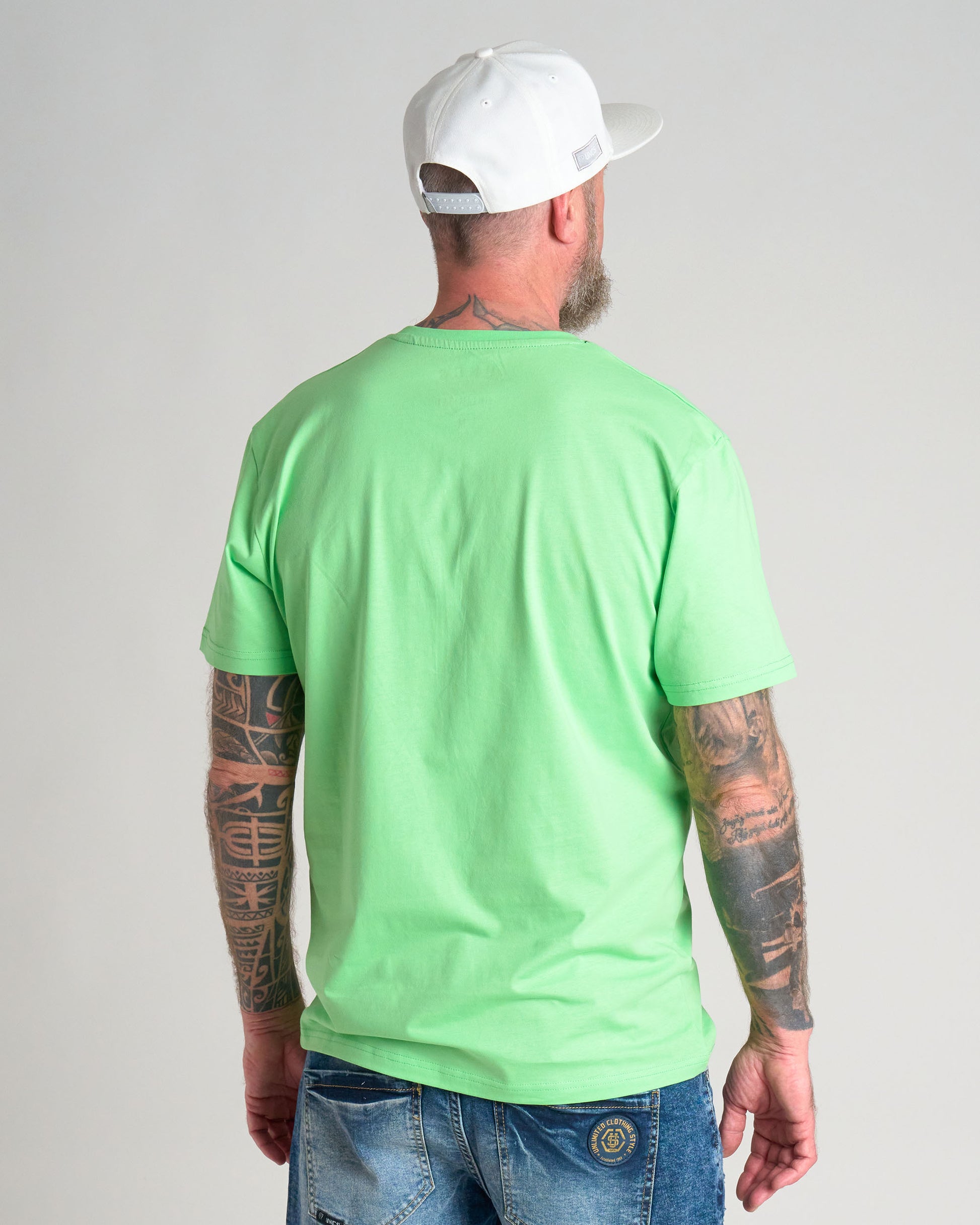 Pánske tričko UNCS TEAM II GREEN NEON
