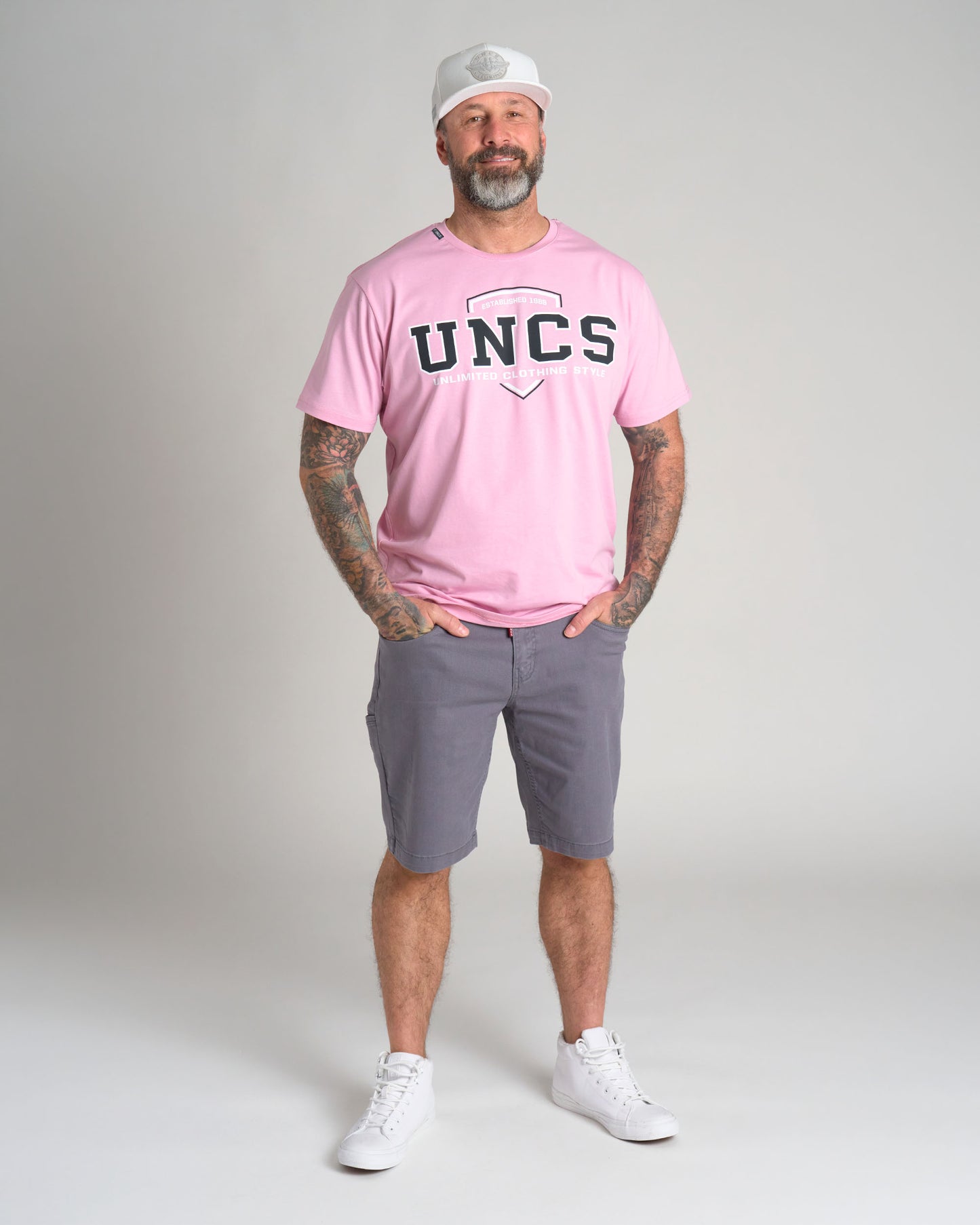 Pánske tričko UNCS TEAM II PINK