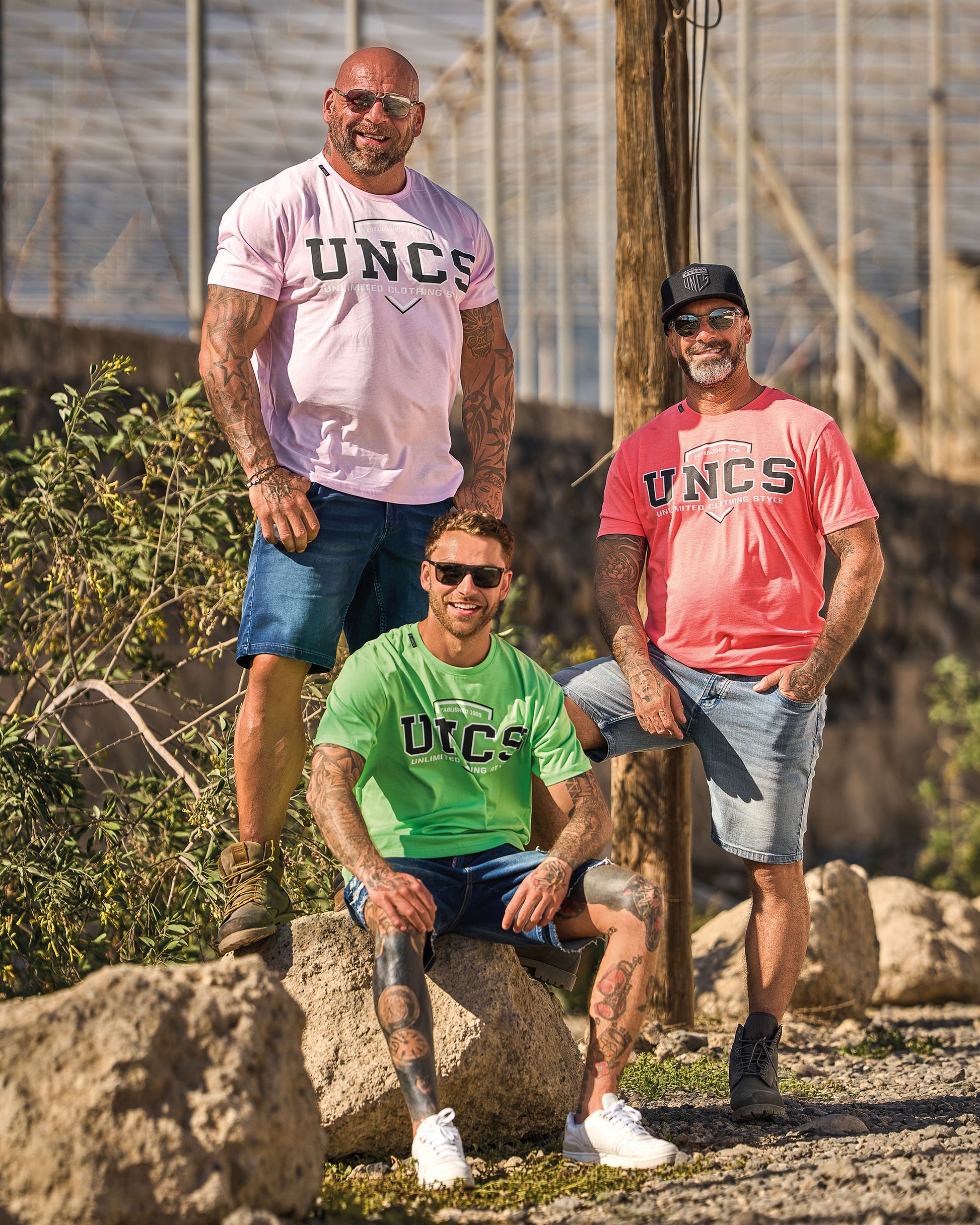 Pánske tričko UNCS TEAM II PINK
