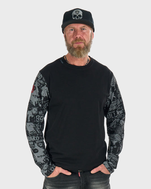 Pánske tričko COMICS LS BLACK
