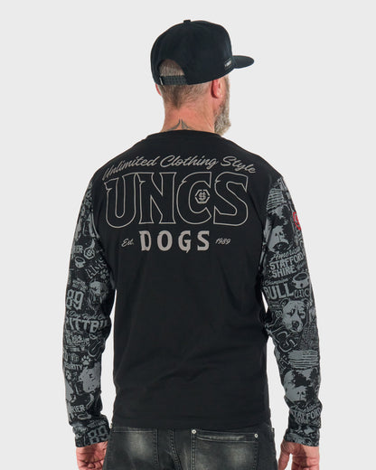 Pánske tričko COMICS LS BLACK