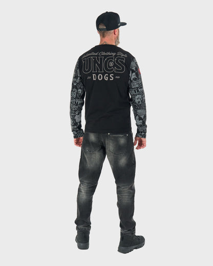 Pánske tričko COMICS LS BLACK