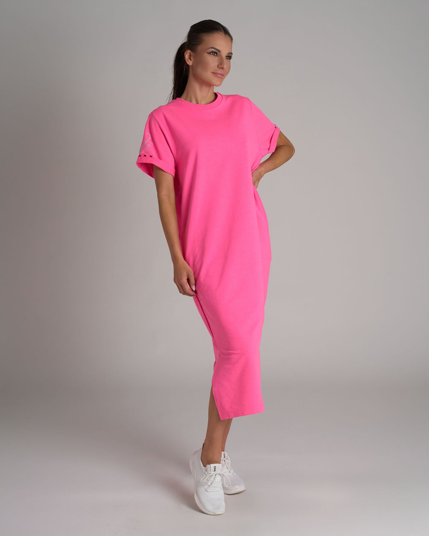 Dámske šaty KELI NEON PINK