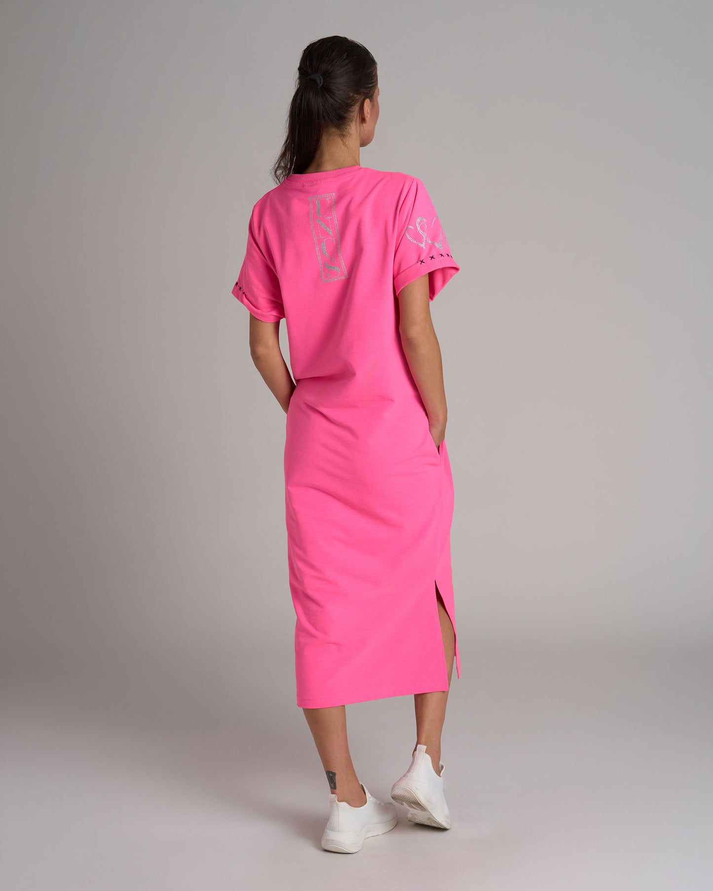Dámske šaty KELI NEON PINK