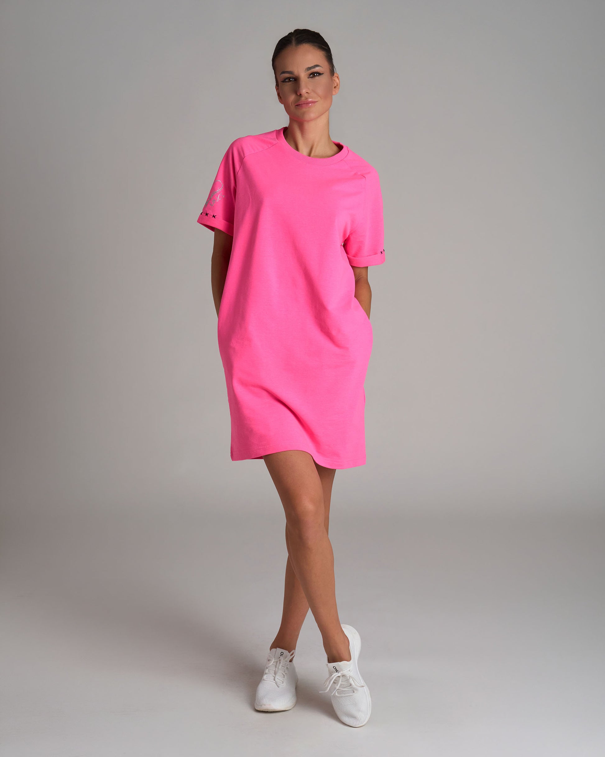 Dámske šaty KELI NEON PINK