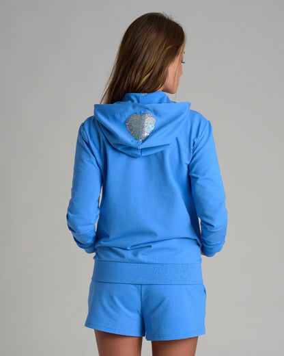 Dámska mikina JOSE LIGHT BLUE
