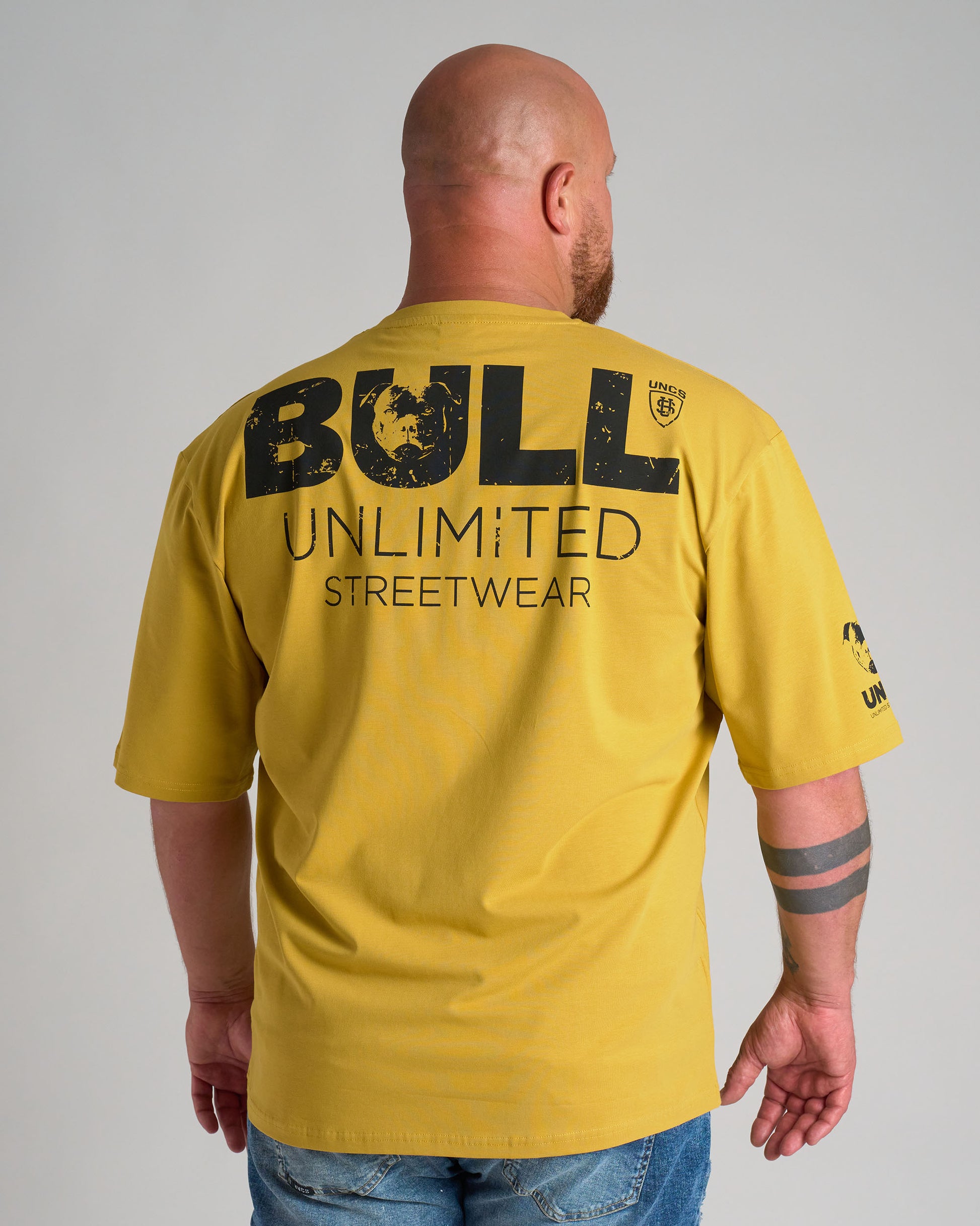 Pánske tričko BULL III YELLOW