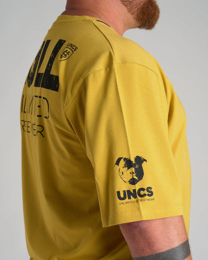 Pánske tričko BULL III YELLOW