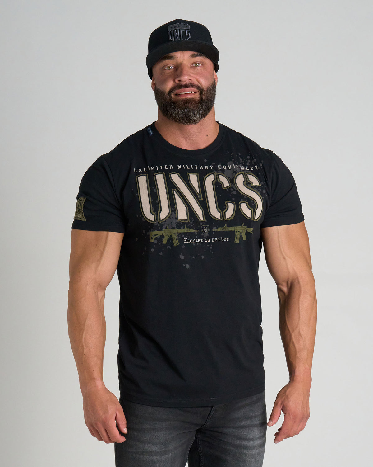 Pánske tričko GUNS BLACK
