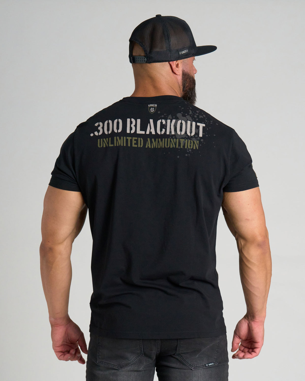 Pánske tričko GUNS BLACK