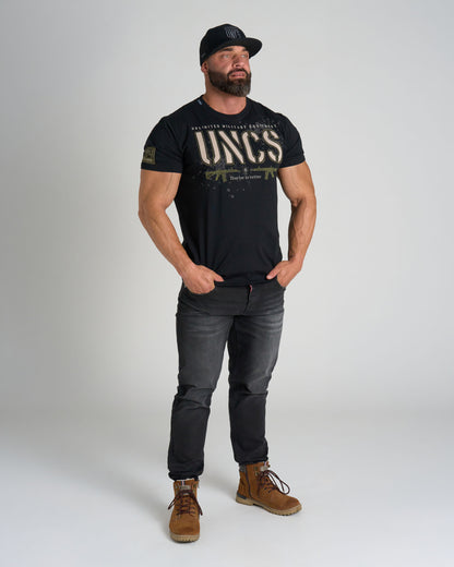 Pánske tričko GUNS BLACK