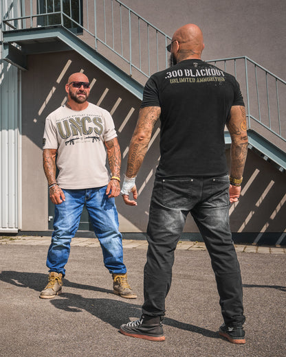 Pánske tričko GUNS BLACK