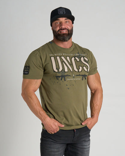 Pánske tričko GUNS KHAKI