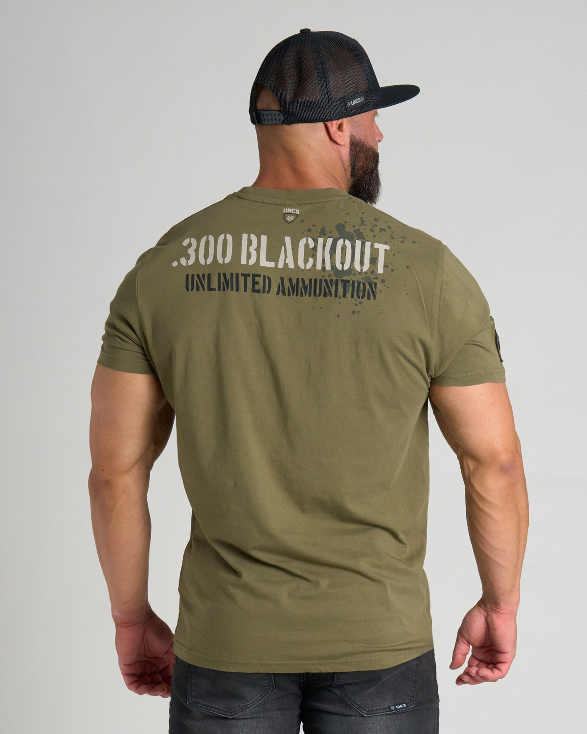 Pánske tričko GUNS KHAKI