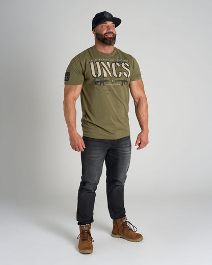 Pánske tričko GUNS KHAKI