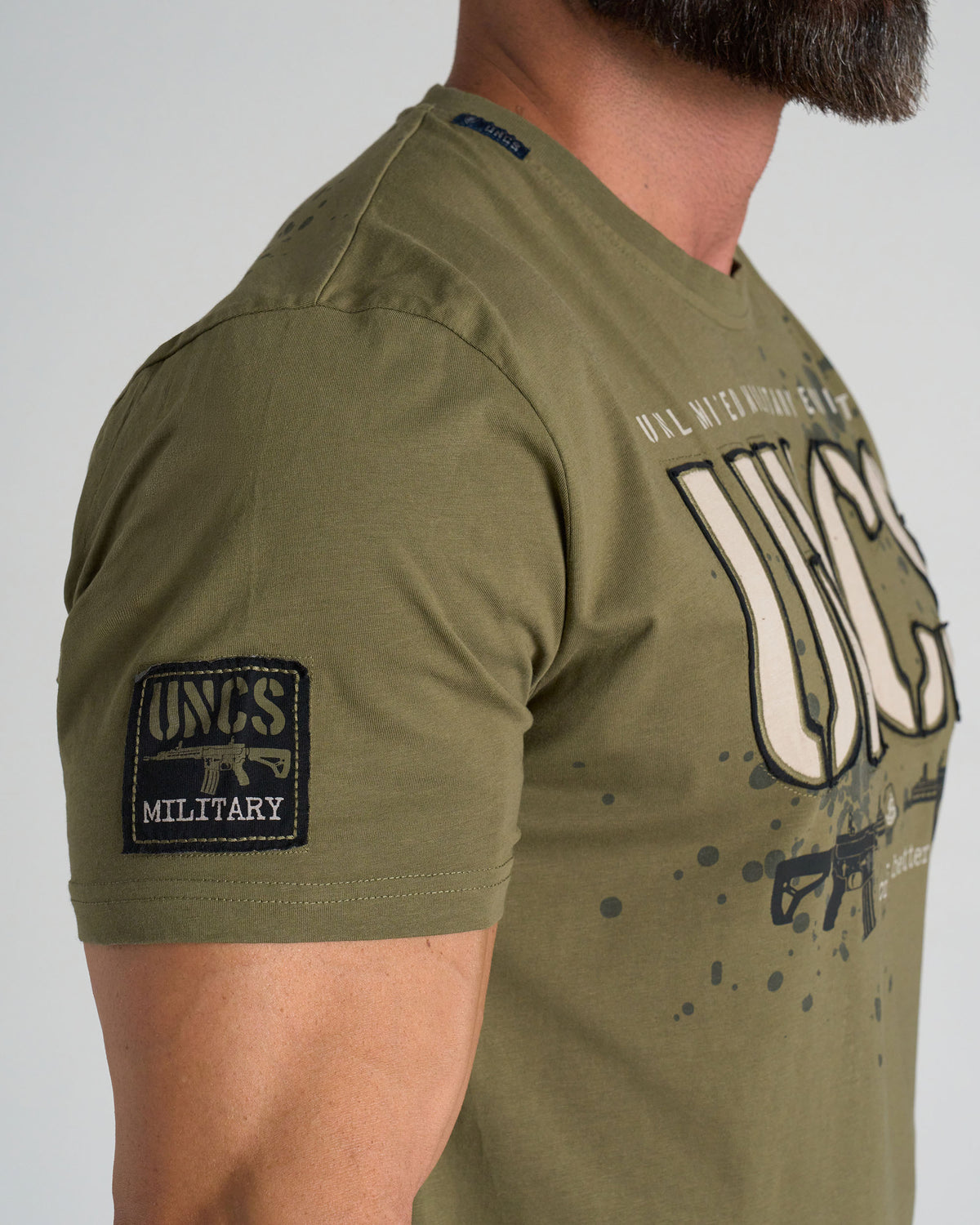Pánske tričko GUNS KHAKI