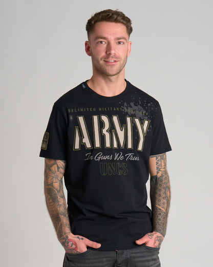 Pánske tričko GUNS II BLACK