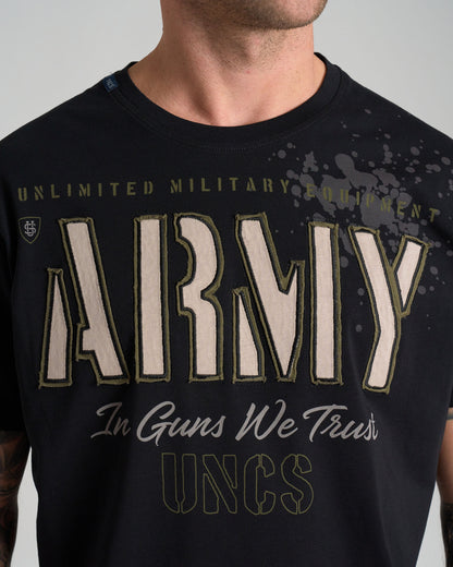 Pánske tričko GUNS II BLACK