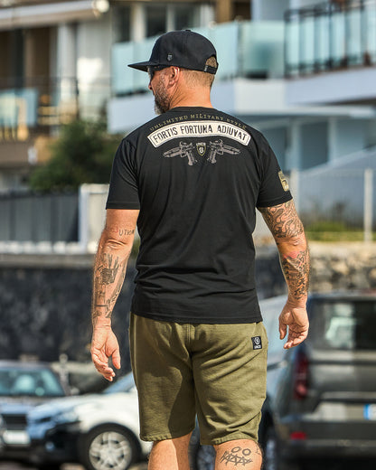 Pánske tričko GUNS II BLACK