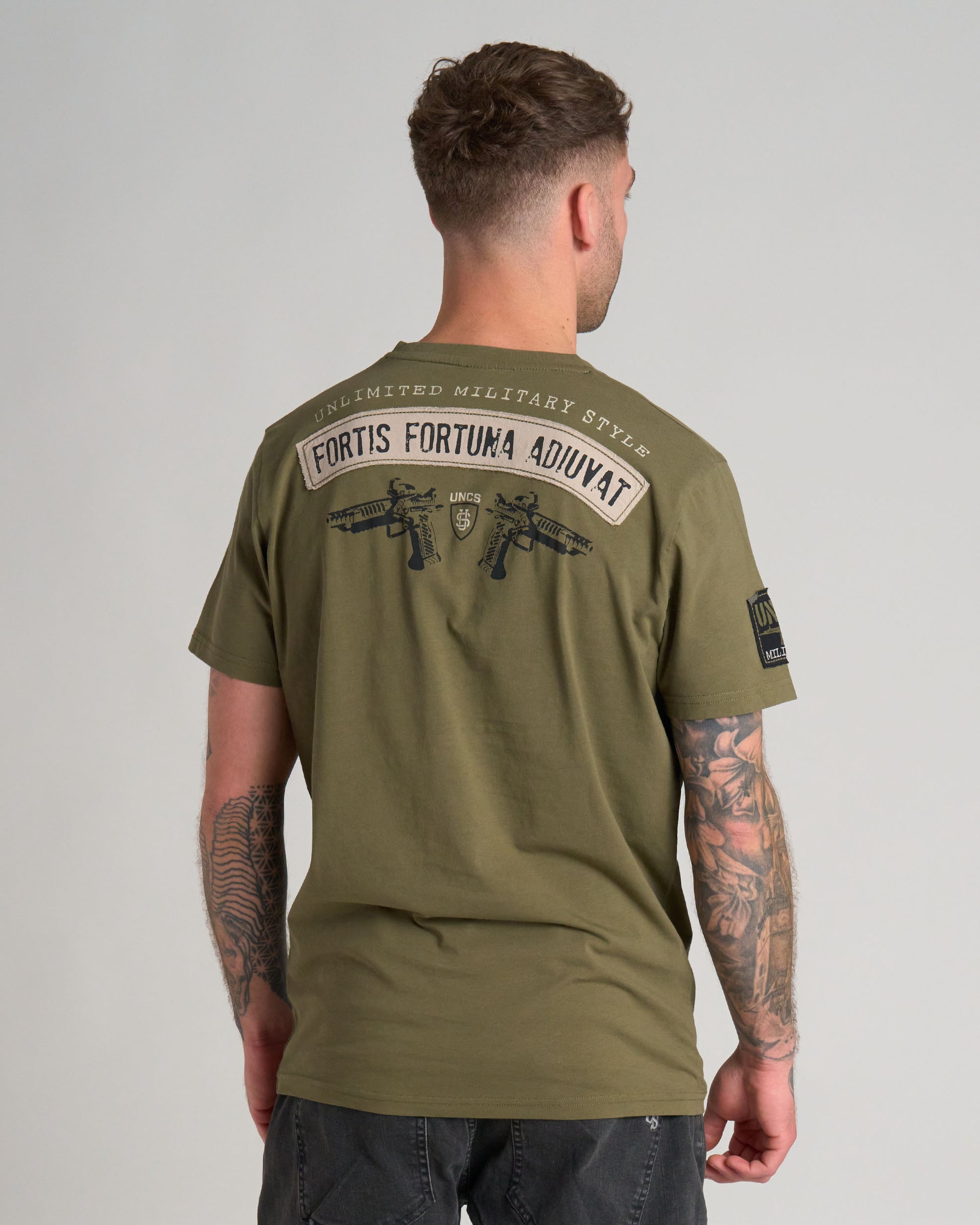 Pánske tričko GUNS II KHAKI