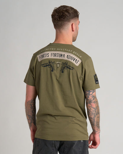 Pánske tričko GUNS II KHAKI