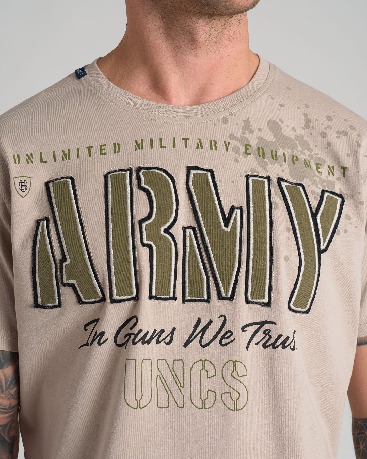 Pánske tričko GUNS II SAND