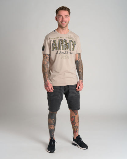 Pánske tričko GUNS II SAND