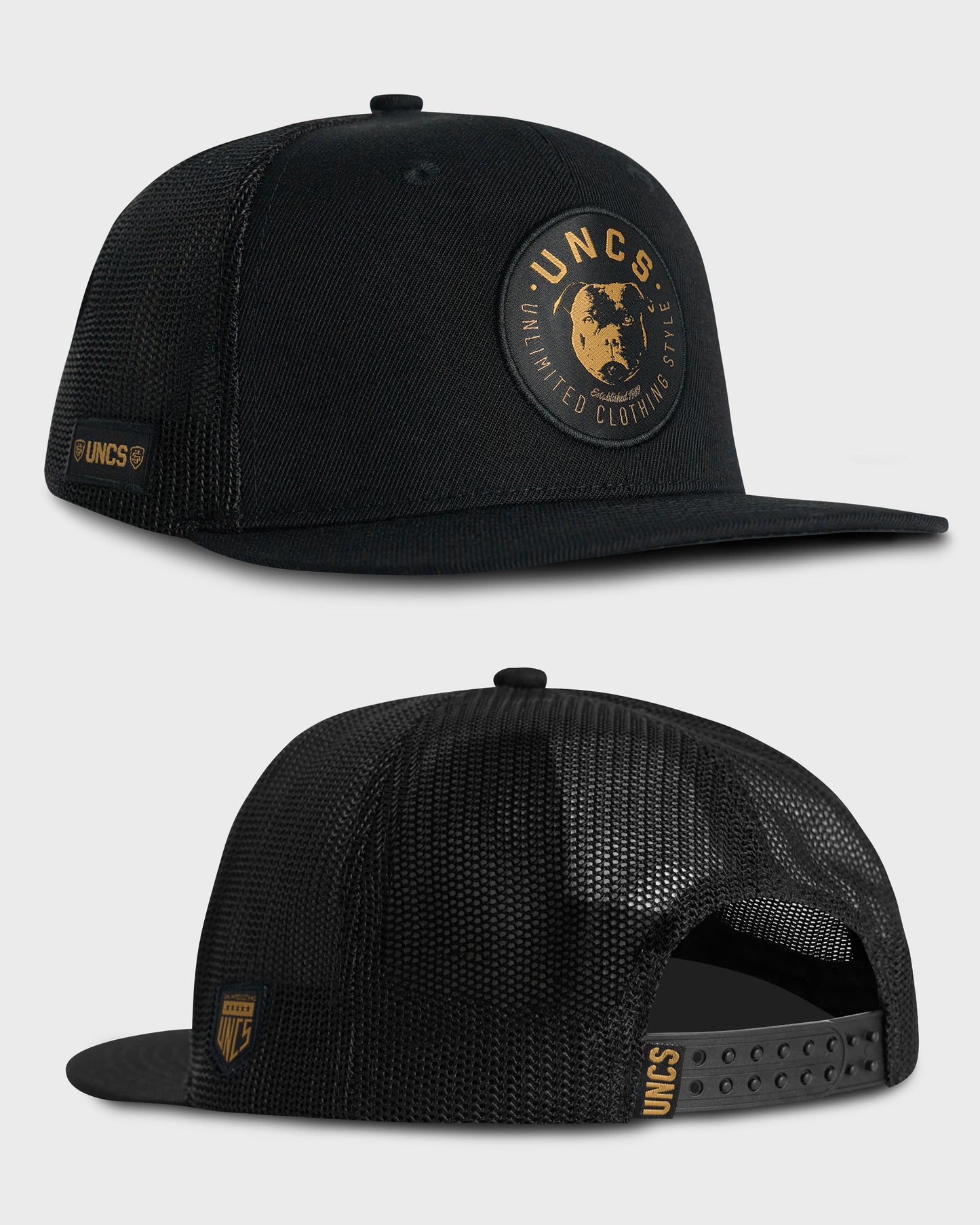 Pánska šiltovka DOG BLACK/GOLD