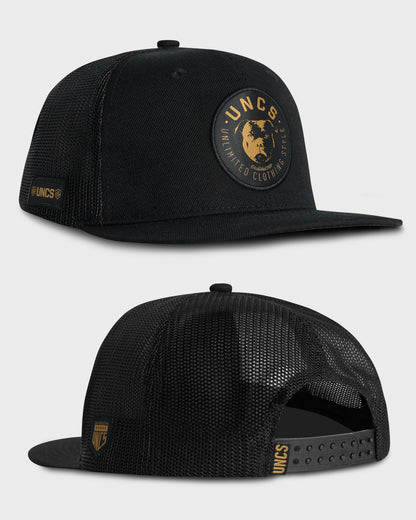 Pánska šiltovka DOG BLACK/GOLD