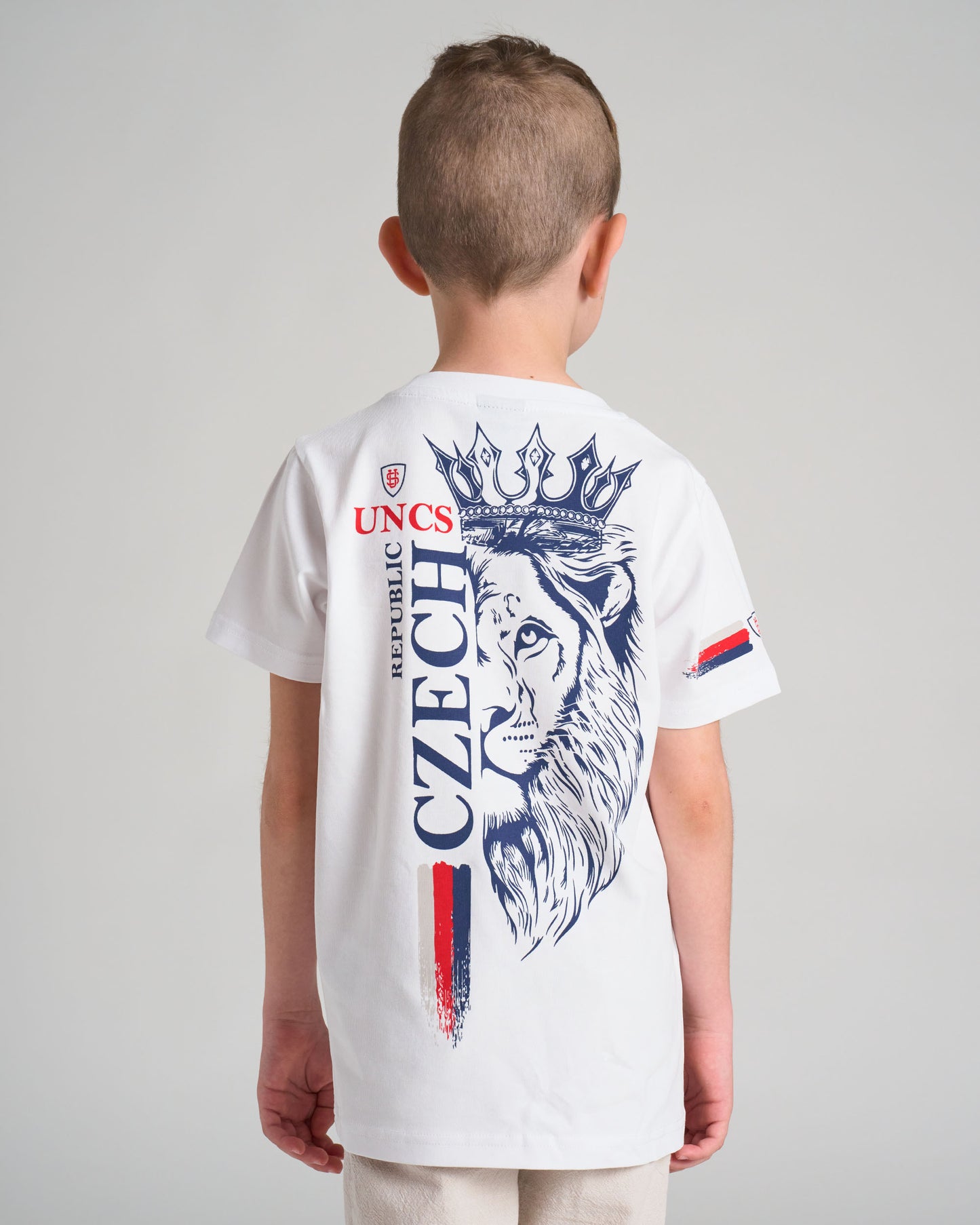 Detské tričko CZECH REPUBLIC WHITE