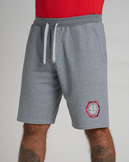 Pánske kraťasy HEXAGON GREY MELANGE