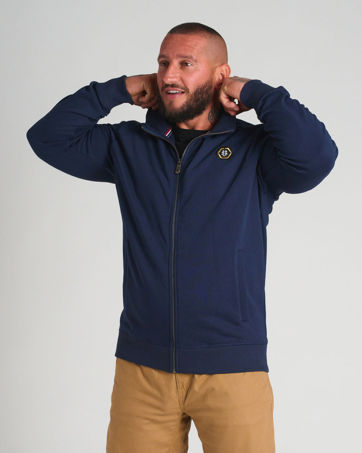 Pánska mikina CAINE IV NAVY BLUE
