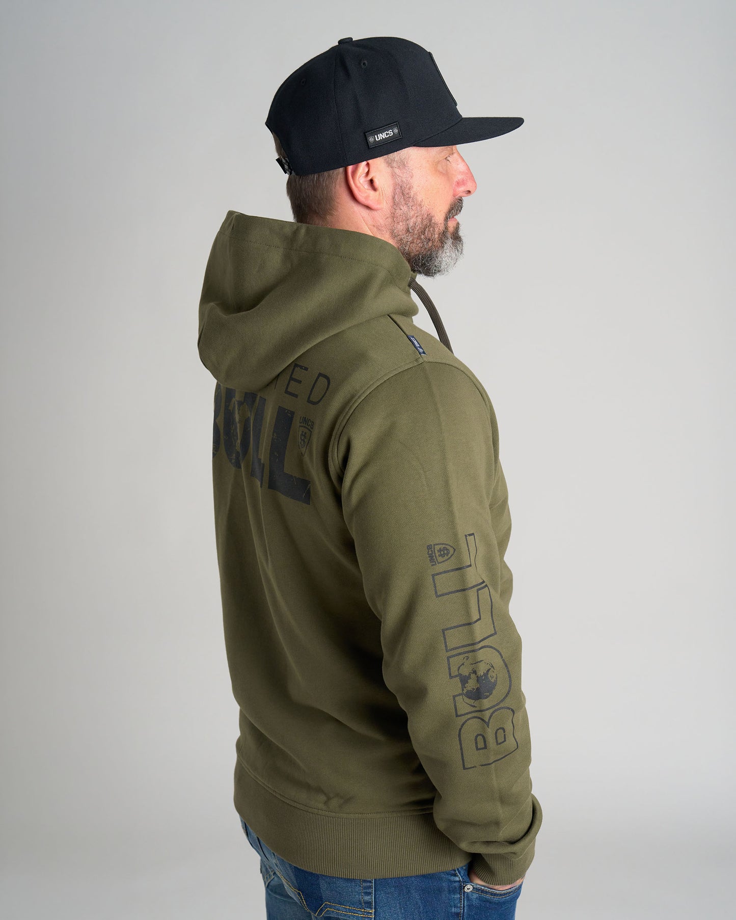 Pánska mikina BULL KHAKI