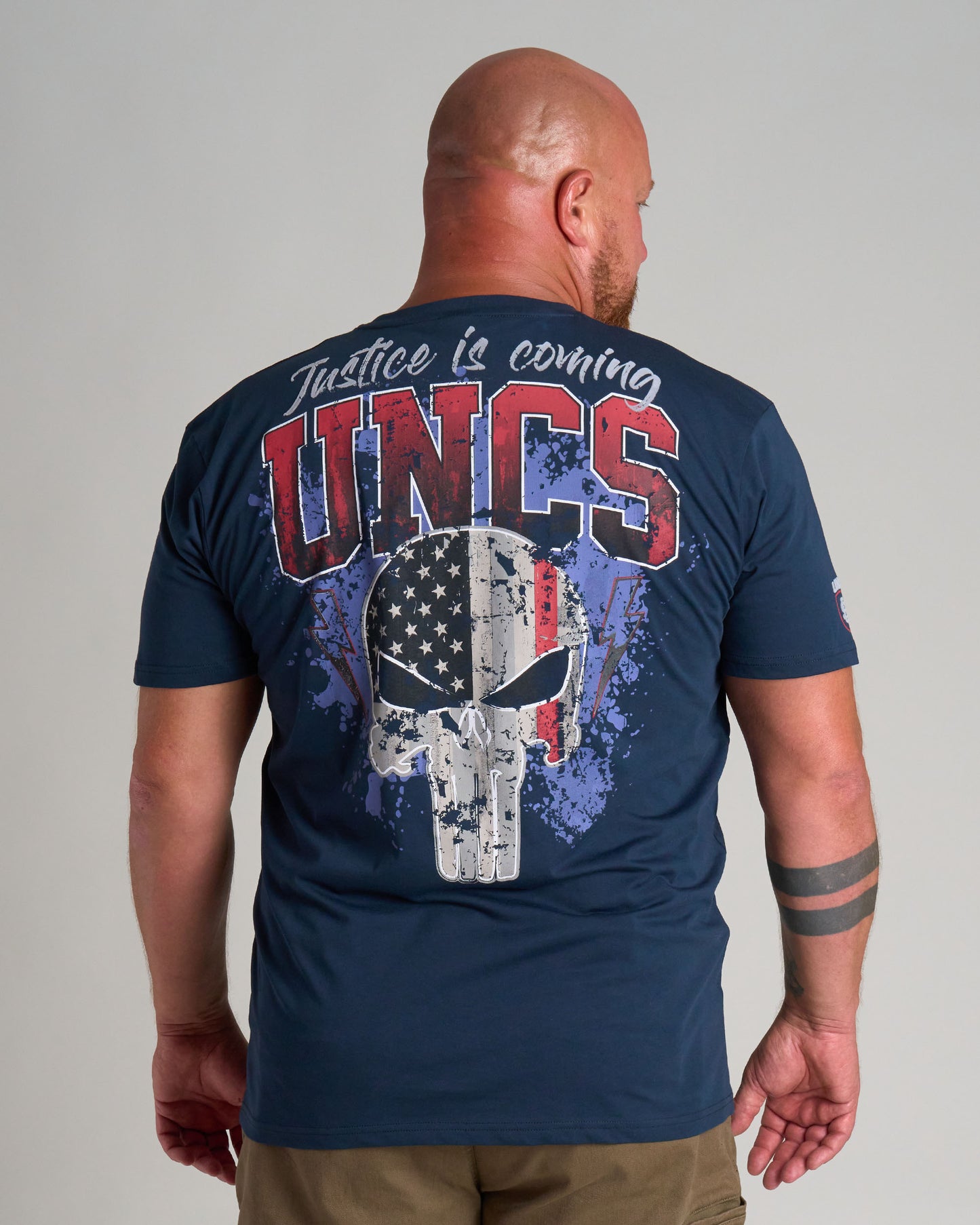 Pánske tričko JUSTICE II NAVY